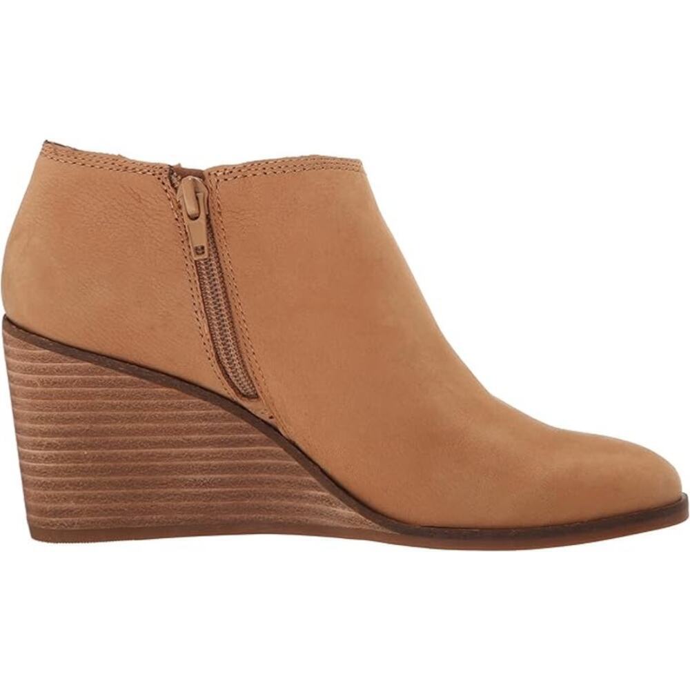 Lucky Brand Women's Zemlin Wedge Bootie Ankle Boot in Canella Size 12M - Picture 2 of 4